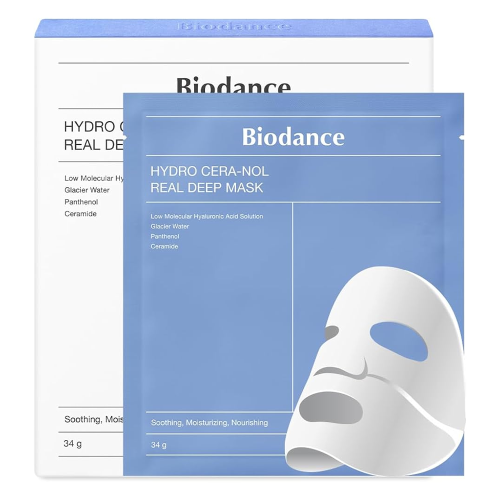 BIODANCE Hydro Cera-nol Real Deep Mask (Caja con 4 mascarillas)