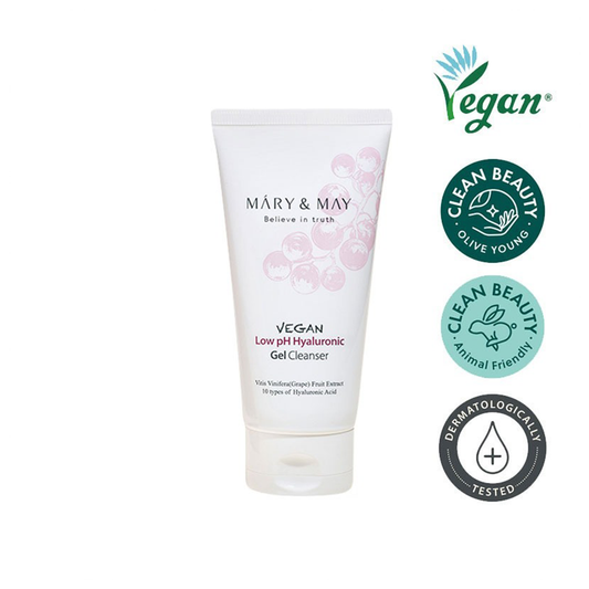 MARY&MAY Vegan Low pH Hyaluronic Gel Cleanser 150ml