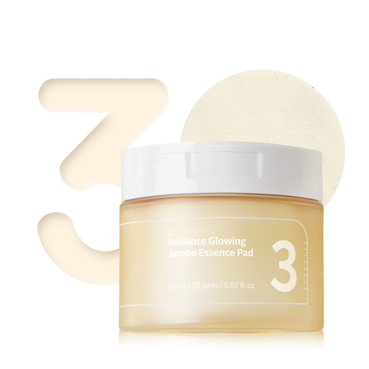 Numbuzin No.3 Radiance Glowing Jumbo Essence Pad (150ml *70pcs )